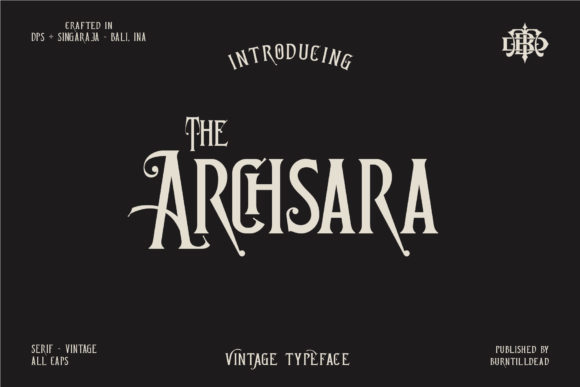 Achsara: The Vintage Blackletter for Bold Branding