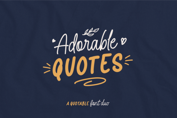 Adorable Quotes Duo: Crafting Designs with Character