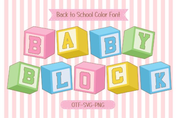 Baby Block: A Colorful Typeface for Creative Projects