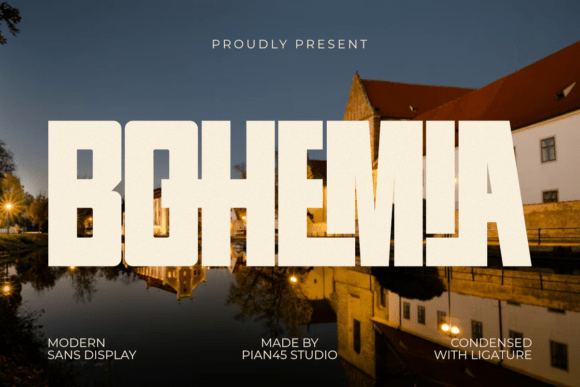 Bohemia: A Modern Sans Display for Luxury Branding