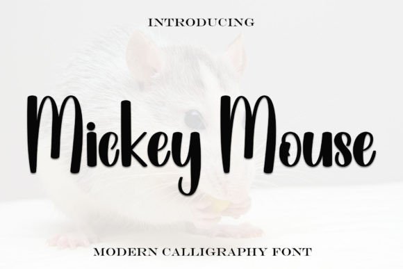 Capturing Magic: How to Use the Mickey Mouse Font in Your Projects