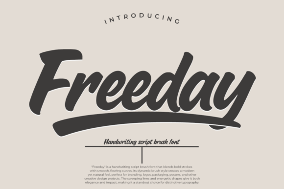 Freeday: The Handwriting Script Font for Modern Brands