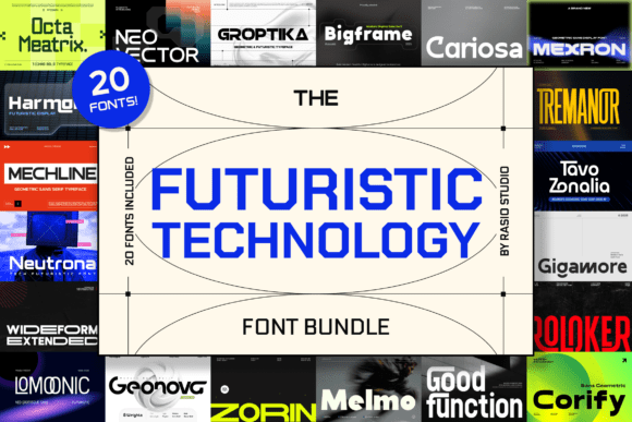 Futuristic Technology Bundle: A Toolkit for Modern Design