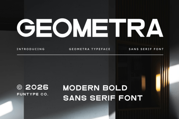 Geometra: A Modern Sans Serif for Bold Branding