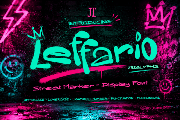 Leffario: Capturing Urban Energy in a Font