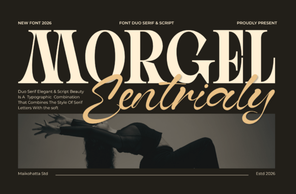 Morgel Eentrialy: A Serif & Script Font Duo for Premium Branding