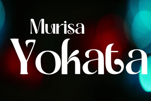 Murisa Yokata: A Font That Tells a Story