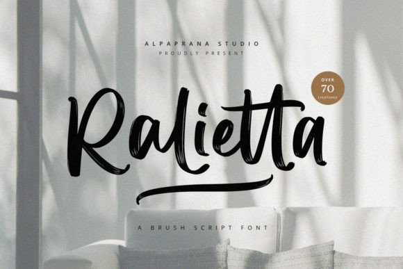 Ralietta: The Natural Flow of Modern Brush Script