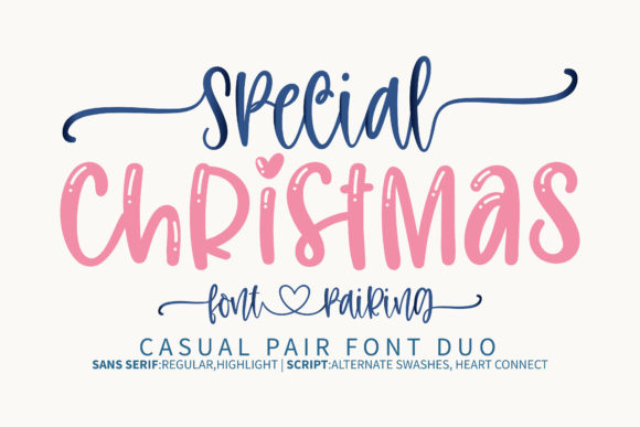 Special Christmas: A Handwritten Font for Authentic Holiday Design