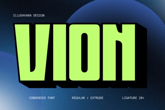 Vion: A Modern Condensed Bold for Powerful Branding
