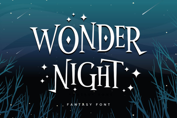 Wonder Night: A Magical Serif Font for Enchanting Designs